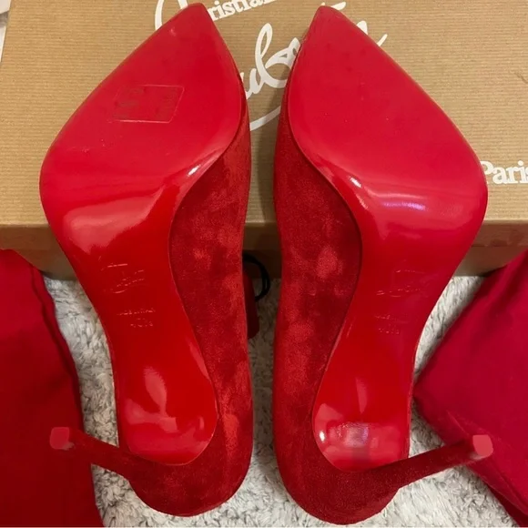 Christian Louboutin Pigalle Follies 100 Veau Velours - Picture 5 of 9